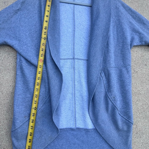 Women's Grey Open Front Sweater Banana Republic Size Medium - Picture 8 of 8